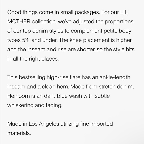 Mother Lil Hustler High Rise Ankle Flare Jean Sz 29P - Picture 7 of 7